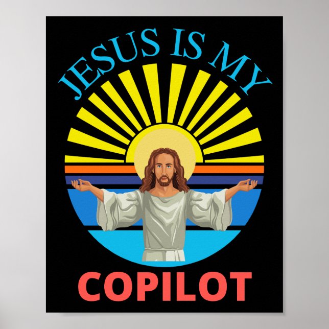 JESUS IS MY COPILOT POSTER (Front)