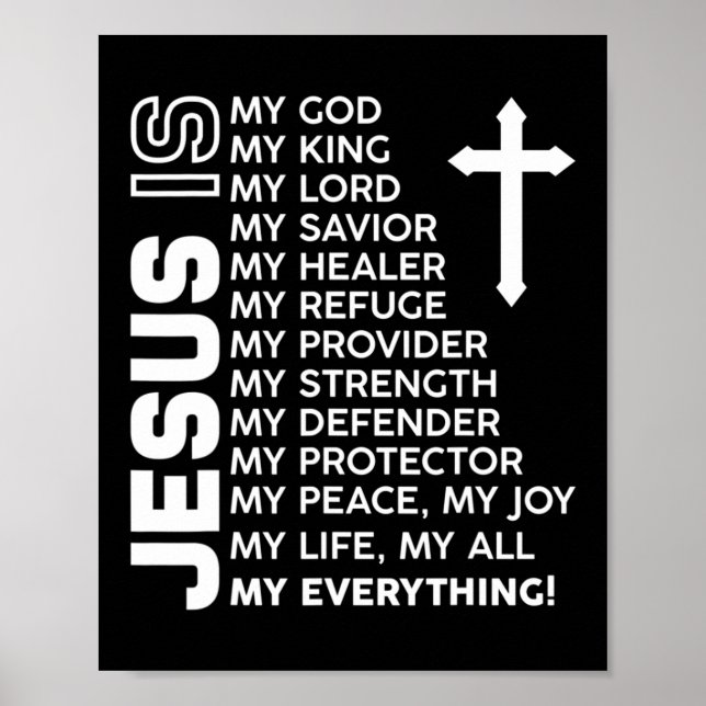 Jesus Is My Everything Jesus T-ShirtAre you a Patr Poster (Front)