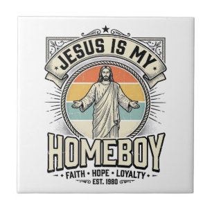 Jesus Is My Homeboy Vintage Religious Shirt Tile