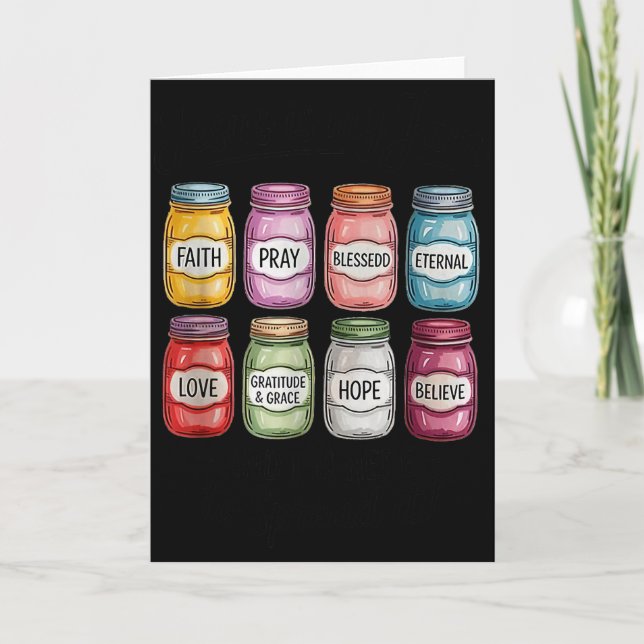 Jesus Is My Jam And Im Here To Spread Christian Bi Card (Front)