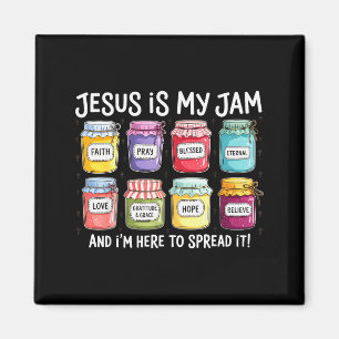 Jesus Is My Jam And Im Here To Spread Christian Bi Magnet