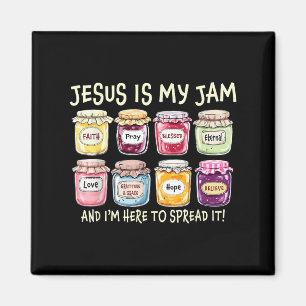 Jesus Is My Jam And Im Here To Spread Christian Bi Magnet
