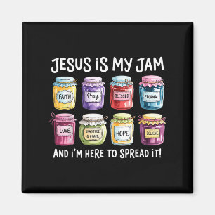 Jesus Is My Jam And Im Here To Spread Christian Bi Magnet