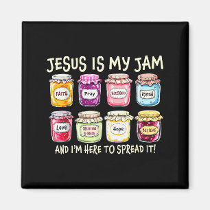Jesus Is My Jam And Im Here To Spread Christian Bi Magnet