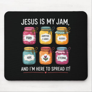 Jesus Is My Jam And Im Here To Spread Christian Bi Mouse Mat