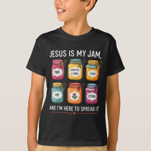 Jesus Is My Jam And Im Here To Spread Christian Bi T-Shirt