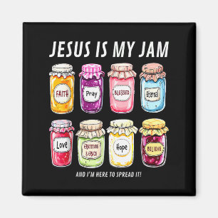 Jesus Is My Jam And Im Here To Spread It Christian Magnet