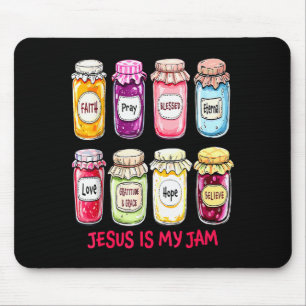 Jesus Is My Jam And Im Here To Spread It Christian Mouse Mat