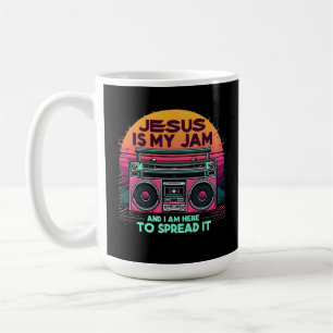 Jesus Is My Jam and I'm Here To Spread It Faith Coffee Mug