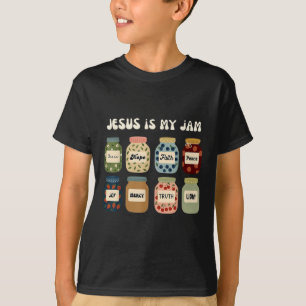 Jesus Is My Jam Christian Faith Religious Bible Ve T-Shirt