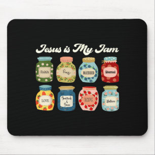 Jesus Is My Jam Faith Christian Religious Sritual Mouse Mat