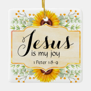 Jesus is my Joy Ceramic Ornament