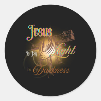  Jesus Is My Light – Halloween  Classic Round Sticker