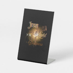 Jesus Is My Light – Halloween Pedestal Sign