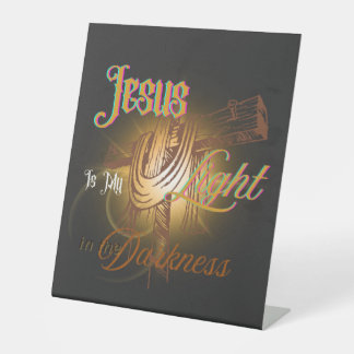 Jesus Is My Light – Halloween Shirt Pedestal Sign