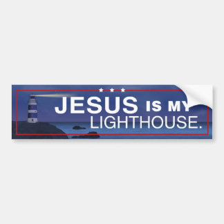 Jesus is my Lighthouse Bumper Sticker