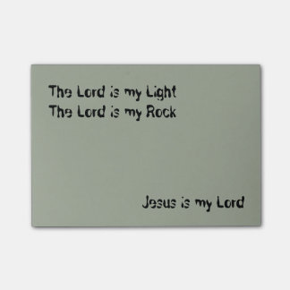 Jesus is my Lord Post-it® Notes 4 x 3