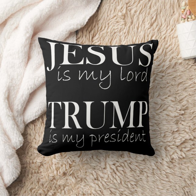 Jesus is My Lord Trump is My President Cushion (Blanket)