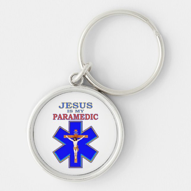 JESUS IS MY PARAMEDIC KEY RING (Front)