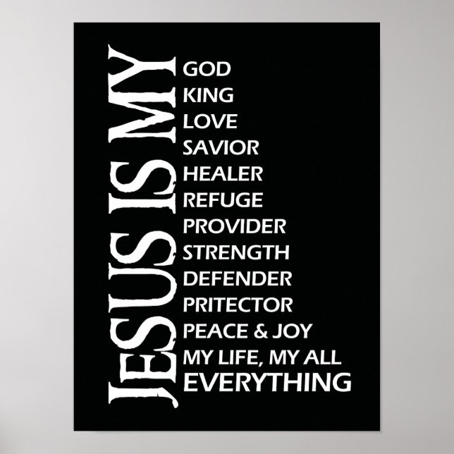 Jesus is my poster (Front)