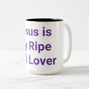 Jesus is My Ripe Sufi Lover Hankamer Artjunkhaus Two-Tone Coffee Mug