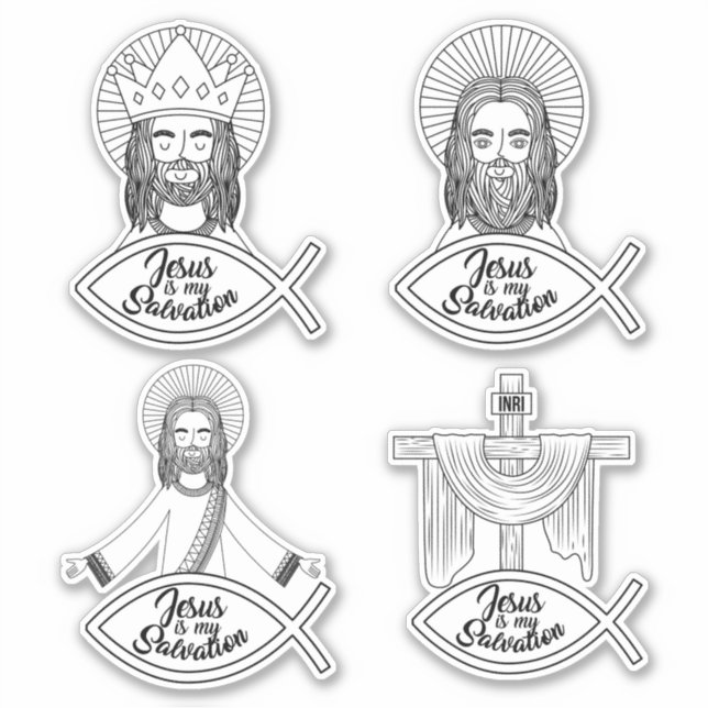 Jesus is My Salvation set sticker (Front)