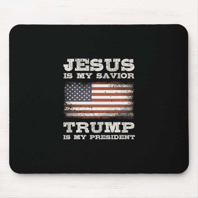 Jesus Is My Savior  Mouse Mat (Front)