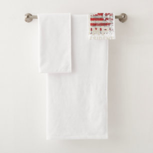 Jesus Is My Savior Trump Is My President American  Bath Towel Set