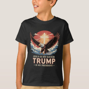 Jesus Is My Savior Trump Is My President Biblical T-Shirt