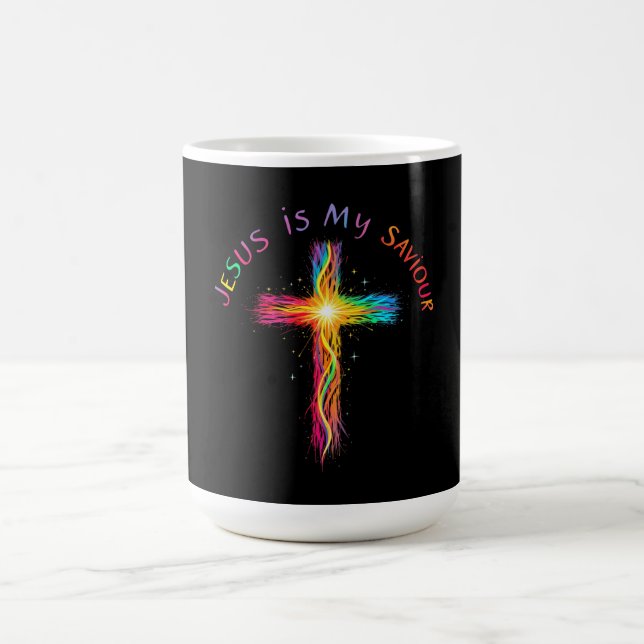 Jesus Is My Saviour A Faithful Reminder of Love Coffee Mug (Center)