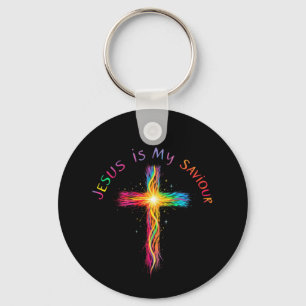 Jesus Is My Saviour A Faithful Reminder of Love Key Ring