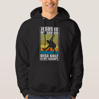 jesus is my saviour disc golf therapy Disc Golf de Hoodie