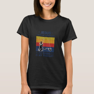 Jesus Is My Saviour Fishing Is My Therapy Tank Top