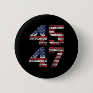 Jesus Is My Saviour Trump Is My President American 6 Cm Round Badge
