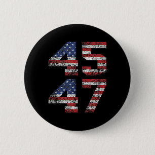 Jesus Is My Saviour Trump Is My President American 6 Cm Round Badge