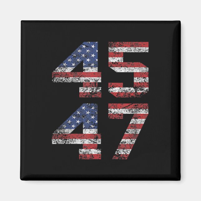 Jesus Is My Saviour Trump Is My President American Magnet (Front)