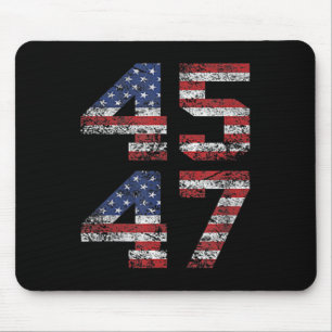Jesus Is My Saviour Trump Is My President American Mouse Mat