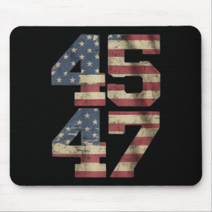Jesus Is My Saviour Trump Is My President American Mouse Mat