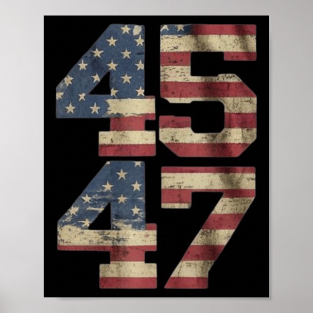 Jesus Is My Saviour Trump Is My President American Poster (Front)