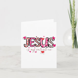 Jesus Is My Valentine Christian Valentines Day Bib Card