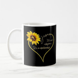 Jesus is not a religion its a relationship T-Shirt Coffee Mug