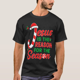 Jesus Is Reason For Season Christian Christmas Pjs T-Shirt