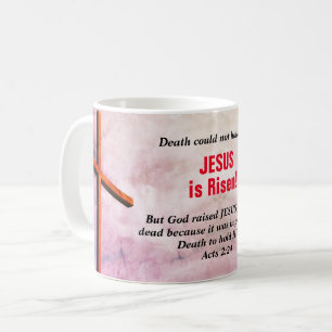 JESUS IS RISEN Christian Easter Coffee Mug