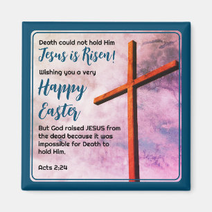 JESUS IS RISEN Christian Easter Favour Magnet