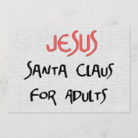 Jesus Is Santa For Adults