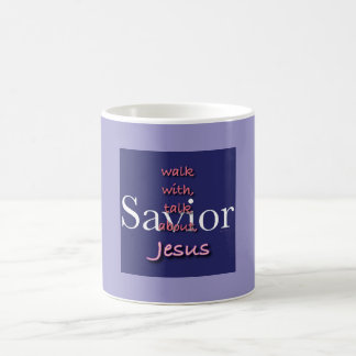 Jesus Is Saviour Pale Lavender Coffee Mug