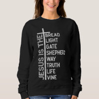 Jesus is the bread light gate shepherd way truth l