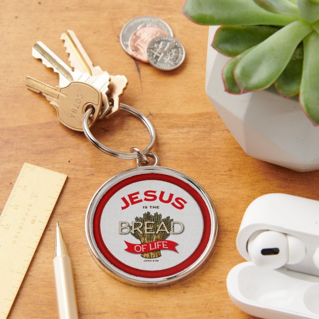 Jesus is the Bread of Life Keychain (Desk)