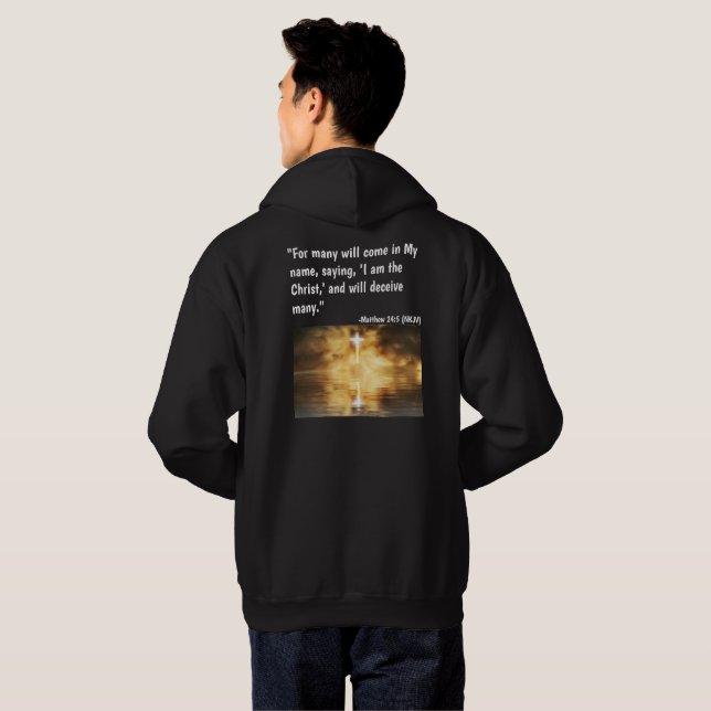 Jesus is the Christ! Anyone's Black Hoodie (Back Full)