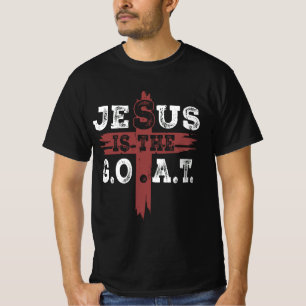 Jesus Is The Goat Christian Great All Time Religio T-Shirt